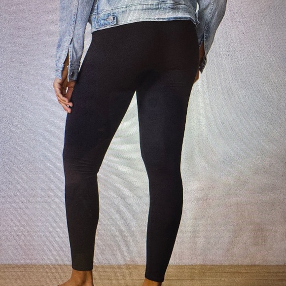 NWOT LC Lauren Conrad Black Leggings   SMALL/SHORT - PETITE    #G - Picture 2 of 4